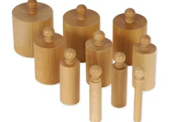 TimeTEX Block mit Zylindern 2 "Montessori Premium"