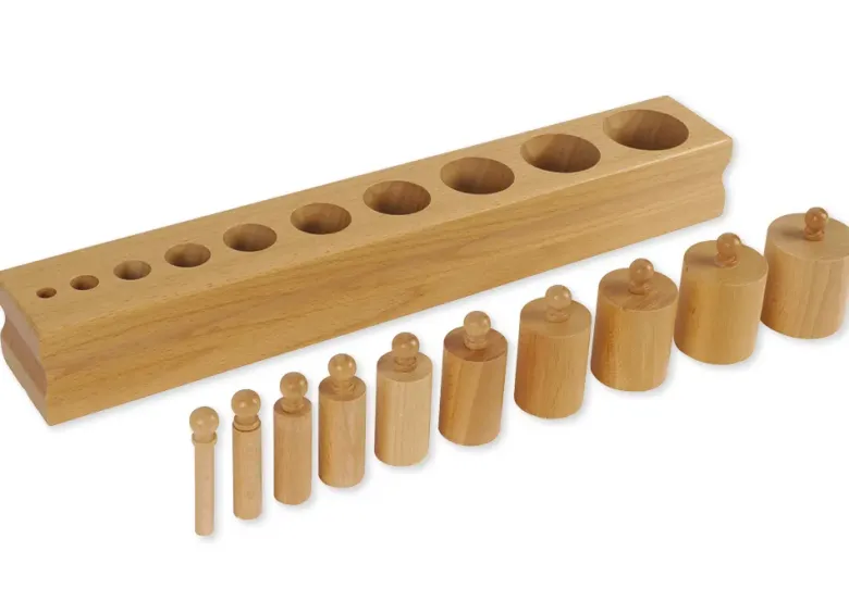 TimeTEX Block mit Zylindern 2 "Montessori Premium"