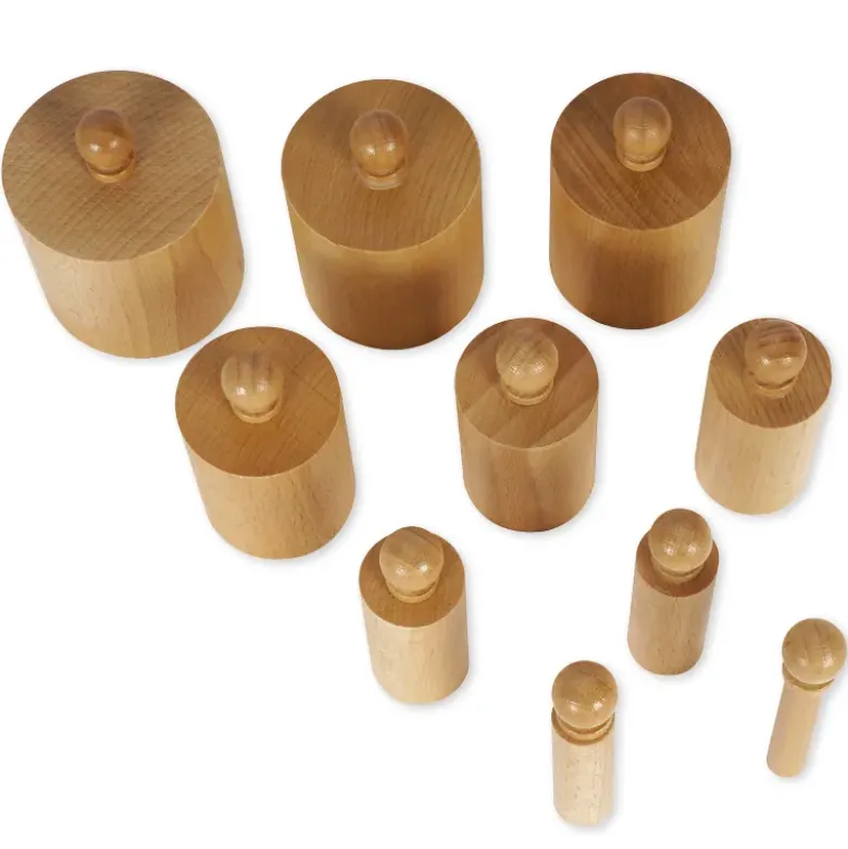 TimeTEX Block mit Zylindern 2 "Montessori Premium"