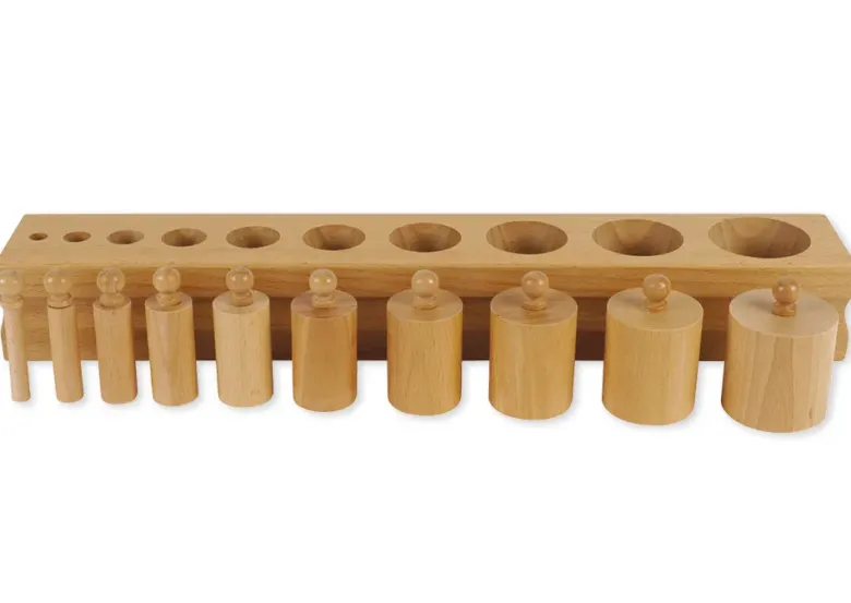 TimeTEX Block mit Zylindern 2 "Montessori Premium"