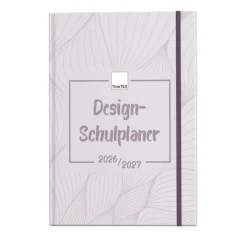 TimeTEX Design-Schulplaner A5-Plus 2026/2027, malve