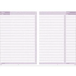 TimeTEX Design-Schulplaner A4-Plus 2026/2027, malve