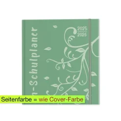 TimeTEX Design-Schulplaner A4-Plus 2026/2027, mint