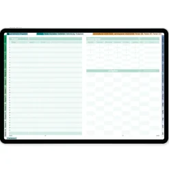 TimeTEX Digitaler Design-Schulplaner DigiPlan 2026/2027, mint