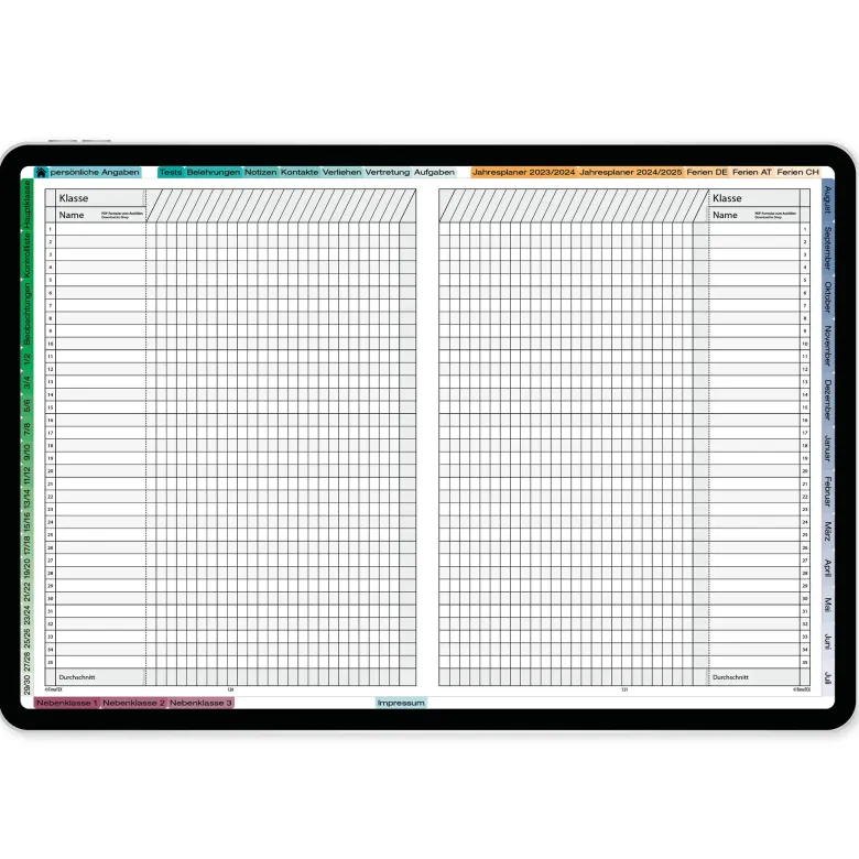 TimeTEX Digitaler Grundschul-Planer DigiPlan 2026/2027