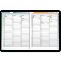 TimeTEX Digitaler System-Schulplaner DigiPlan, gelb, 2026/2027