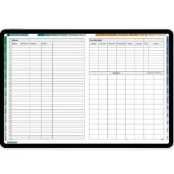 TimeTEX Digitaler System-Schulplaner DigiPlan, gelb, 2026/2027