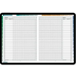 TimeTEX Digitaler System-Schulplaner DigiPlan, gelb, 2026/2027