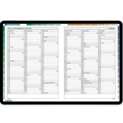 TimeTEX Digitaler Trend-Schulplaner DigiPlan 2026/2027, flamingo