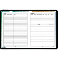 TimeTEX Digitaler Trend-Schulplaner DigiPlan 2026/2027, flieder