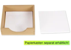 TimeTEX Einsatzfigurenpapier, 14 x 14 cm, 500 Seiten "Montessori Premium"
