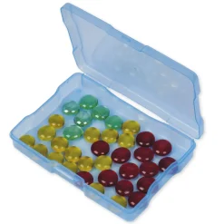 TimeTEX Farb-Boxen im Koffer, transparent, 13-tlg.