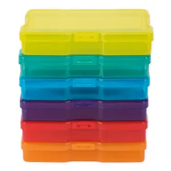 TimeTEX Farb-Boxen in der Box, transparent, 7-tlg.