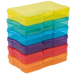 TimeTEX Farb-Boxen in der Box, transparent, 7-tlg.