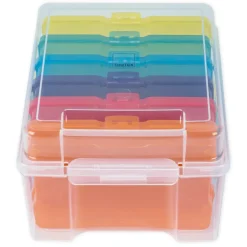 TimeTEX Farb-Boxen in der Box, transparent, 7-tlg.