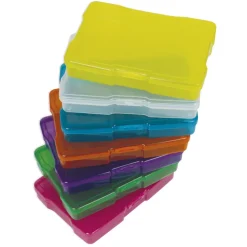 TimeTEX Farb-Box mit Klickverschluss, transparent