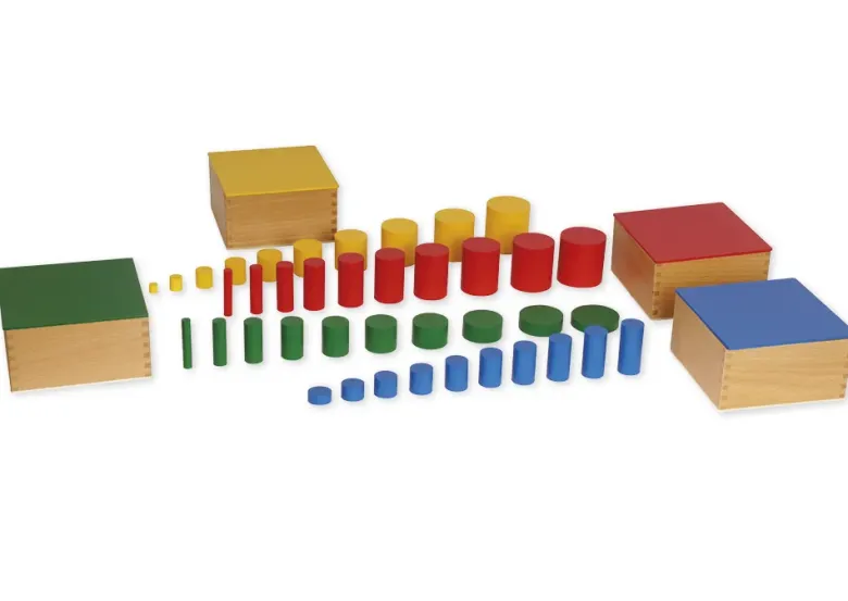 TimeTEX Farbige Zylinder "Montessori Premium"