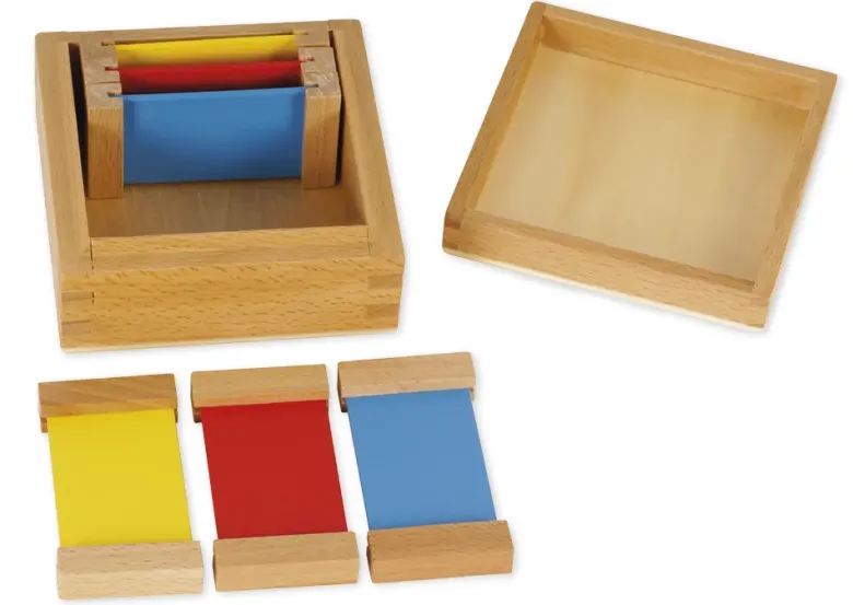 TimeTEX Farbtäfelchen, Satz 1, 3 Paare "Montessori Premium"