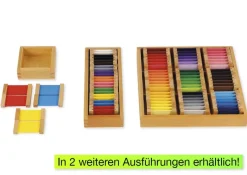 TimeTEX Farbtäfelchen, Satz 2, 11 Paare "Montessori Premium"