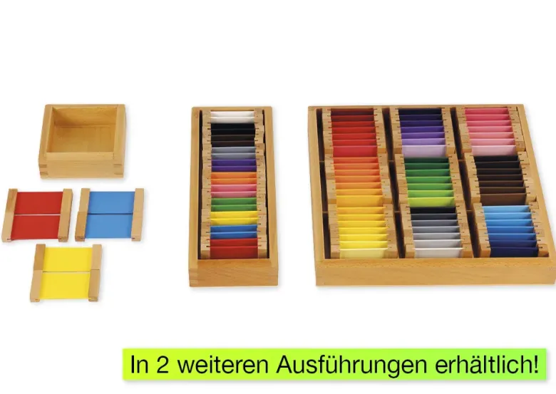 TimeTEX Farbtäfelchen, Satz 2, 11 Paare "Montessori Premium"