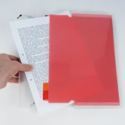 TimeTEX Fächermappe A4-Plus, transparent farbig