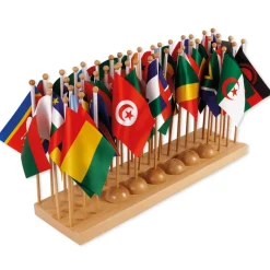 TimeTEX Flaggenständer Afrika "Montessori Premium"