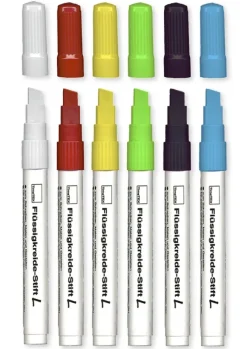 TimeTEX Flüssigkreide-Stift L Set 6-tlg.