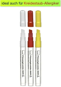 TimeTEX Flüssigkreide-Stift L Set 3-tlg.