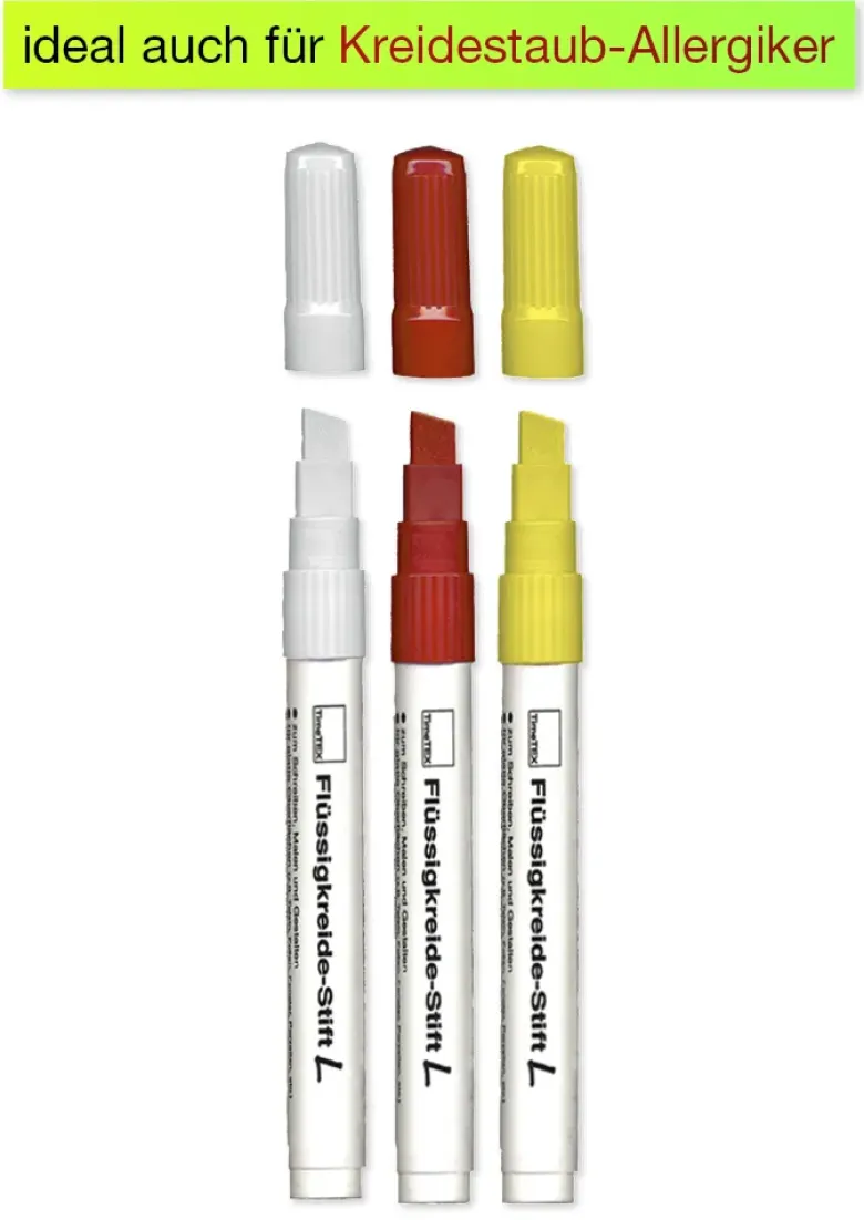 TimeTEX Flüssigkreide-Stift L Set 3-tlg.