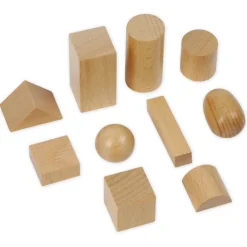 TimeTEX Geheimnisvoller Beutel mit geometrischen Formen, 22-tlg. "Montessori-Premium"