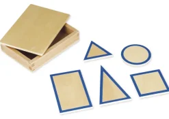 TimeTEX Geometrische Grundtäfelchen im Kasten "Montessori Premium"