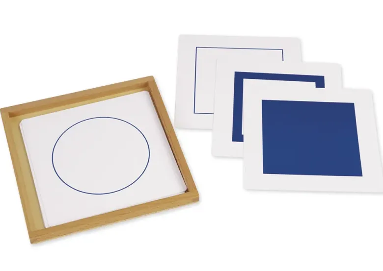 TimeTEX Geometrischer Kartensatz für Einführungsrahmen "Montessori Premium"