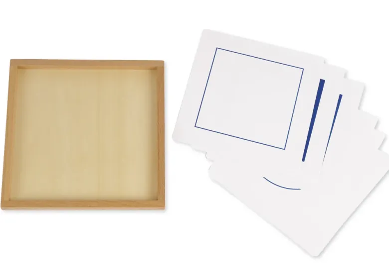 TimeTEX Geometrischer Kartensatz für Einführungsrahmen "Montessori Premium"