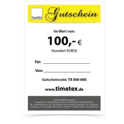 TimeTEX Geschenkgutschein 100,00