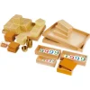 TimeTEX Goldenes Perlenmaterial, Komplettsatz "Montessori Premium"