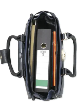 TimeTEX Handtaschen-Trolley "Bella", blau-schwarz