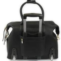 TimeTEX Handtaschen-Trolley "Bella", schwarz-gold