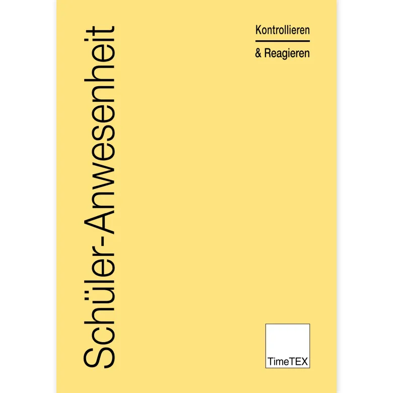 TimeTEX Heft Schüler-Anwesenheit A4