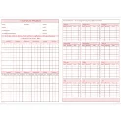 TimeTEX Heft Stoffverteilungs-Plan A4