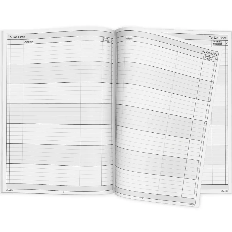 TimeTEX Heft To-Do-Listen A4, 32 Seiten