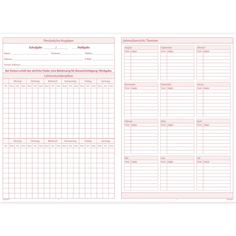 TimeTEX Heft To-Do-Listen A4, 32 Seiten