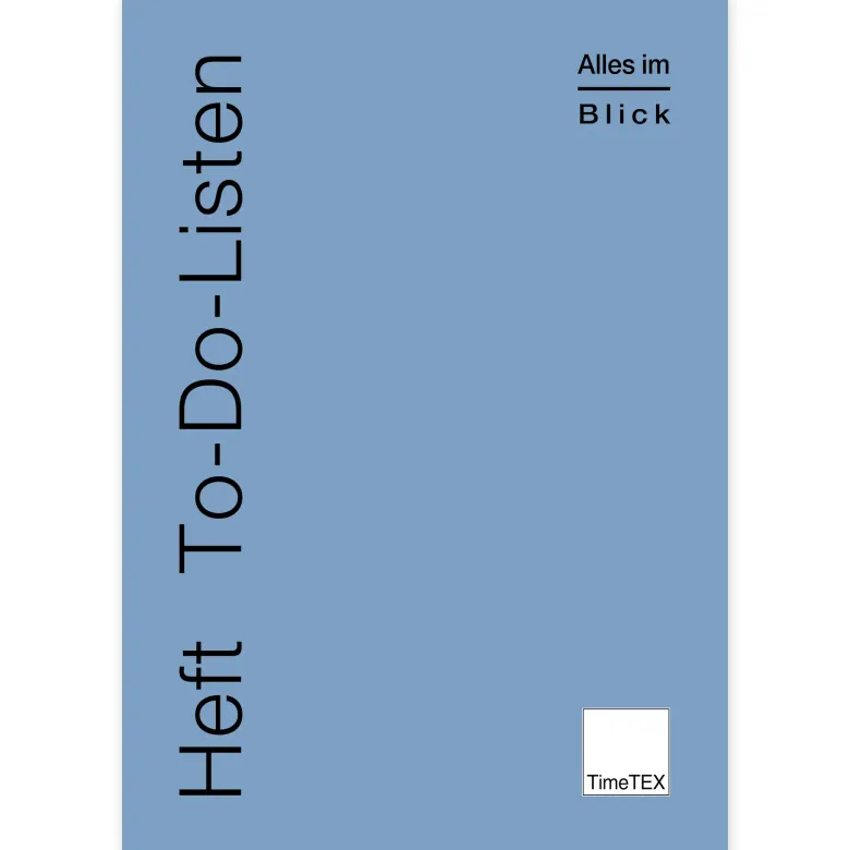 TimeTEX Heft To-Do-Listen A4, 32 Seiten