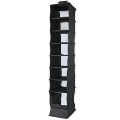 TimeTEX Hänge-Regal "Origami" A4 mit 8 Fächern, aus Nylongewebe, schwarz