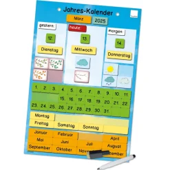 TimeTEX Jahres-Kalender magnetisch, ca. 28 x 41 cm