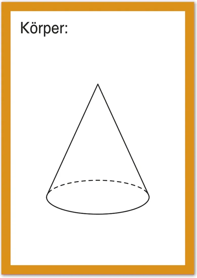 TimeTEX Karten "Geometrische Körper" aus Pappe A4, magnetisch, 57-tlg.