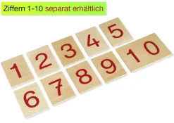 TimeTEX Kasten für die Ziffern 1-10 auf Holzbrettchen 