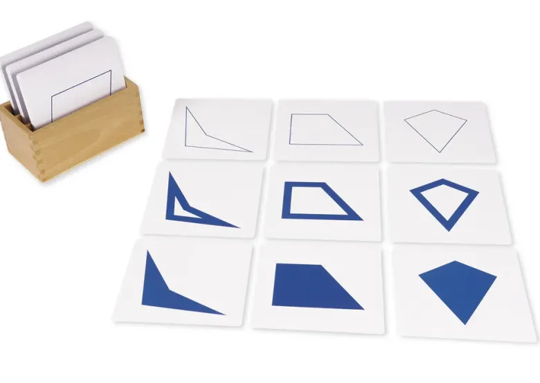 TimeTEX Kasten für geometrische Karten "Montessori Premium"
