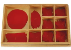 TimeTEX Kasten mit Bruchrechenkreisen aus Kunststoff "Montessori Premium"