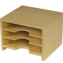 TimeTEX Kasten mit 3 Fächern für die Botanischen Karten "Montessori Premium"