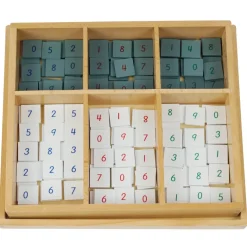 TimeTEX Kasten mit nummerierten Marken "Montessori Premium"